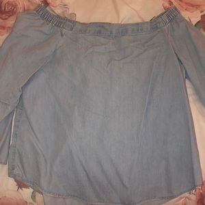 off the shoulder soft top